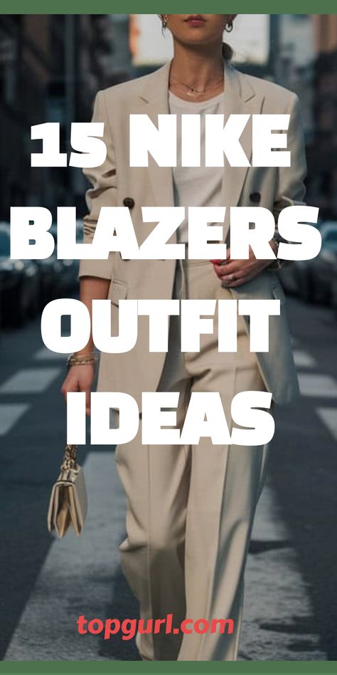 15 Nike Blazer Outfit Ideas That’ll Make You the Coolest Kid on the Block Nike Blazers Outfit Ideas, Nike Blazers Outfit, Preppy Handbook, Woman Tips, Nike Blazers, Aesthetic Outfit Ideas, Fashion Fail, Cute Crop Tops, Viral Trend