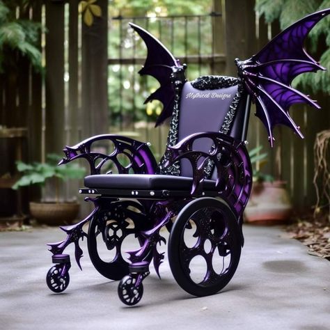 Fantasy Disabilities, Wheelchair Cosplay, Dragon Lore, Crutches Accessories, Disabled Fashion, Wheelchairs Design, Wheelchair Fashion, Walker Accessories, Tourettes Syndrome