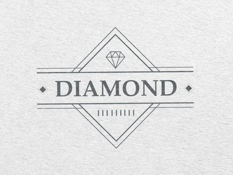 Diamond Shape Logo Design, Diamond Logo Design Ideas, Diamond Logo Design, Welding Logo, Logo Diamond, Skull Stencil, Beach Logo, Eyelash Logo, Floral Logo Design