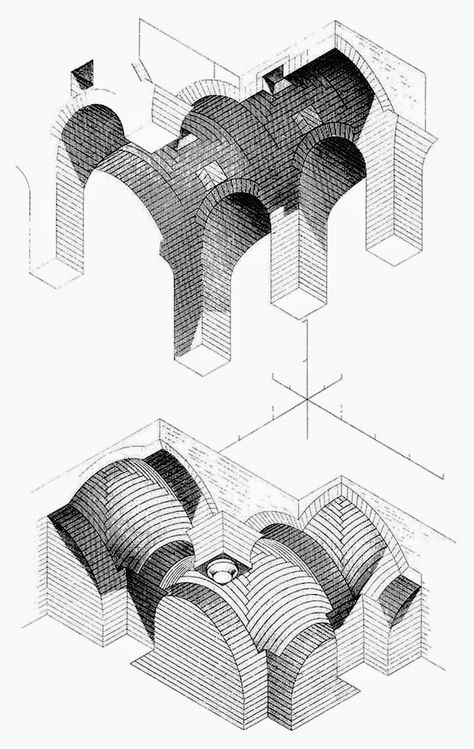 Auguste Choisy – BLDGBLOG Section Drawing, Conceptual Drawing, Romanesque Architecture, Architecture Design Drawing, Layout Architecture, Architecture Painting, Architectural Drawing, Amazing Buildings, Minimalist Architecture