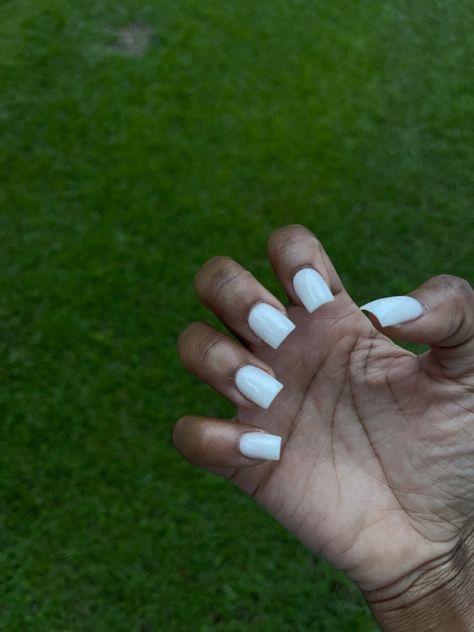 White Powder Nails Short, Short Nails Dip Powder, Short Powder Nails, White Powder Nails, Short Nails Dip, White Dip Powder Nails, Short Dip Powder Nails, Dip Powder Nails Ideas, Dump Quotes