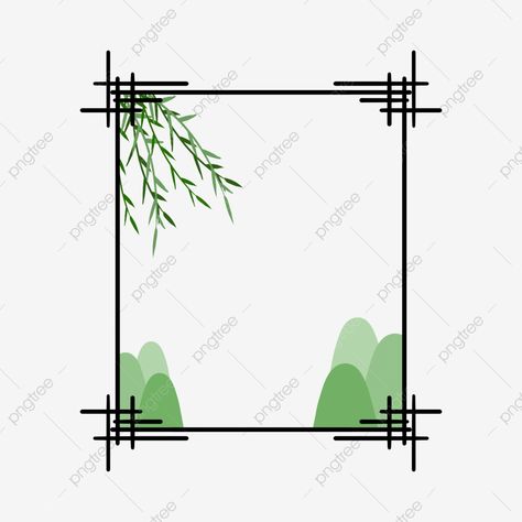 Green Calendar, Borders Free, Tea Decor, Border Png, Spring Tree, Frame Border, European House, Wedding Background, Background Banner