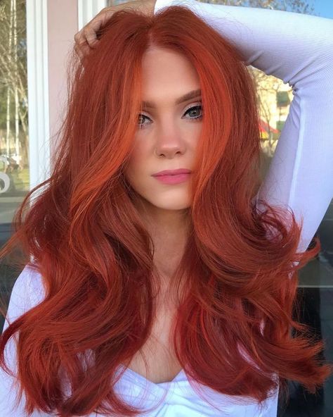 Copper Red Hair Dye, Copper Orange Hair, Hair Color Copper, Copper Hair Dye, Copper Brown Hair Color, Copper Blonde Hair Color, Fantasy Make-up, Red Copper Hair Color, Hair Color Mahogany