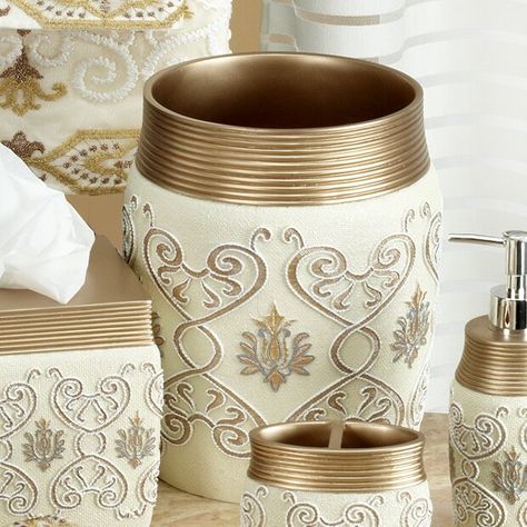 Cream Bathroom Decor, Cream Bathroom, Plastic Trash, Kitchen Necessities, Hardware Resources, Plastic Organizer, Home Basics, Trash And Recycling Bin, Recycle Trash