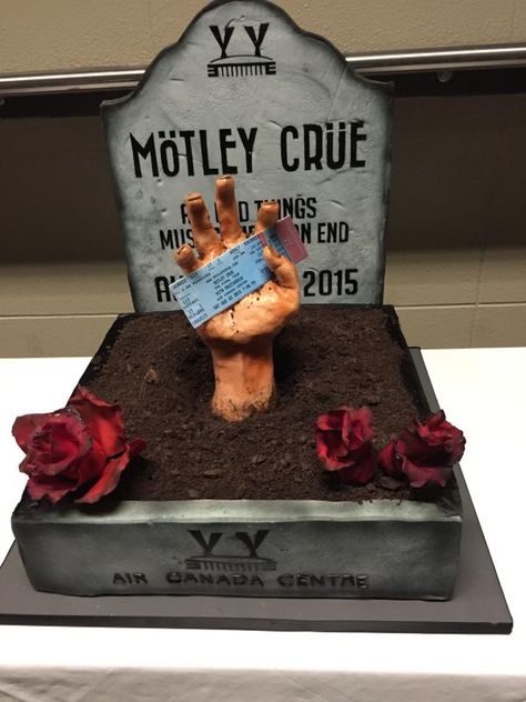 Motley Crue Birthday Cake, Music Cakes, Burnt Offerings, Vince Neil, Greatest Rock Bands, Party Rock, Themed Birthday Cakes, Nikki Sixx, Tommy Lee