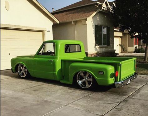 Chevy C10 Stepside, 1967 Chevy C10, C10 Stepside, Chevy Stepside, 72 Chevy Truck, Hot Rod Pickup, Dropped Trucks, Hot Rods Cars Muscle, C10 Chevy Truck