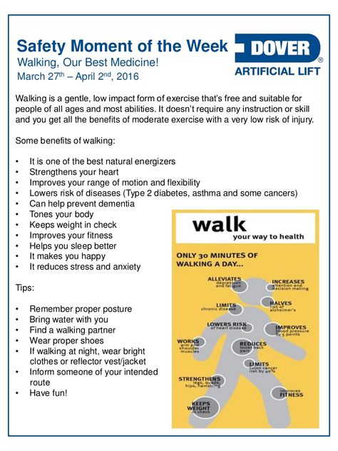 Walking, Our Best Medicine! Alberta Oil Tool's #Safety Moment of the Week Safety Moment Ideas, Safety Moments At Work, World Day For Safety And Health At Work, Safety Moment, Safety Moment Of The Week, Safety Moment Topics, Pediatric Urology, Safety Workplace, Safety And Hygiene Practices In The Workplace Poster