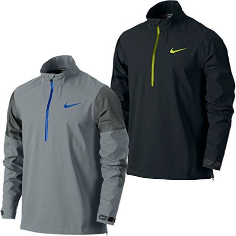 Nike Hyperadapt Storm-FIT Half-Zip Men’s Golf Jacket   Nike Hyperadapt Storm-FIT Half-Zip Men's Golf Jacket   The Nike Hyperadapt Storm-FIT Half-Zip Men's Golf Jacket is the ultimate in comfort and performance. A great variety of colors allow this jacket to balance out just about any dark apparel ensemble. Four-way stretch materials give you full range of motion.     This jacket gives you waterproof protection to meet the demands of your game. This Half-Zip Jacket offers a comfortabl.. Half Zip Shirt, Sports Fashion Men, Color Combos Outfit, Big Men Fashion, Golf Jacket, Jacket Nike, Mens Bootcut Jeans, Zip Shirt, Half Zip Jacket