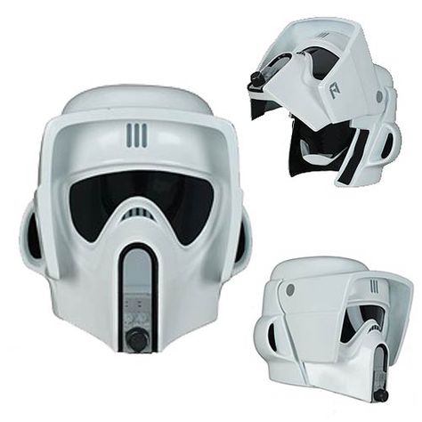 One of the cool things about the original Star Wars trilogy was how each Stormtrooper had a different design, depending on their role. You had Stormtroopers, Snowtroopers and Biker Scouts on Endor. If you like the design of the Biker Scouts, this Star Wars Return of the Jedi Biker Scout Trooper Scout Trooper Helmet, Scout Trooper, Star Wars Helmet, Speeder Bike, Stormtrooper Helmet, Star Wars Trooper, Star Wars Trilogy, Return Of The Jedi, Star Wars Costumes