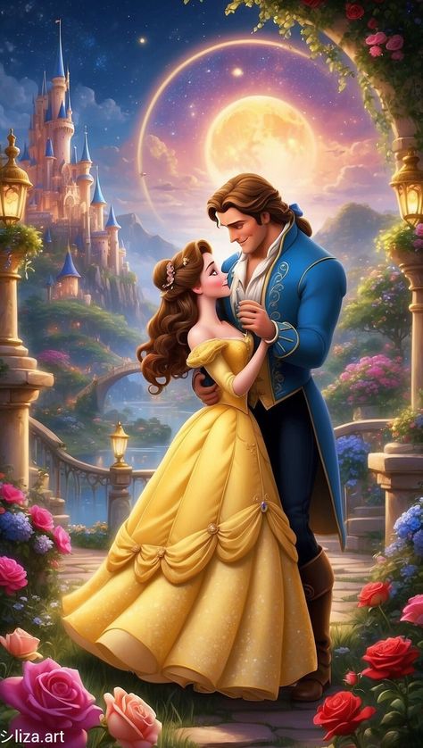 Draw Disney Princesses, Γενέθλια Mickey Mouse, Belle And Adam, Beauty And The Beast Art, Beauty And The Beast Wallpaper, Disney Romance, Disney Princess Anime, The Beauty And The Beast, Beauty And The Beast Movie