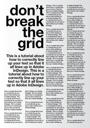 Good Typography Using a baseline grid in InDesign : Adobe InDesign Good Typography, Indesign Tutorials, Indesign Layout, Mises En Page Design Graphique, Newspaper Design, Text Layout, Design Theory, Magazine Layout Design, Typography Layout