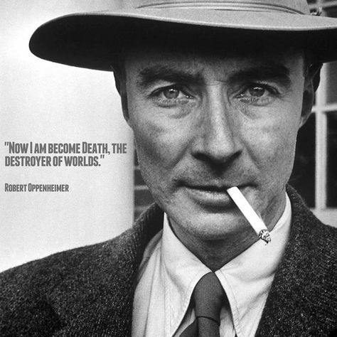 J. Robert Oppenheimer J Robert Oppenheimer, Robert Oppenheimer, Famous Phrases, Alfred Eisenstaedt, Manhattan Project, Destroyer Of Worlds, E Mc2, The Bomb, Atomic Age