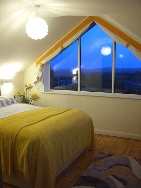 Loft Conversion Lighting, Bungalow Loft Conversion, Dormer Bedroom, New Yorker Loft, Bungalow Conversion, Loft Conversion Bedroom, Gable Window, Bungalow Bedroom, Attic Bedroom Designs