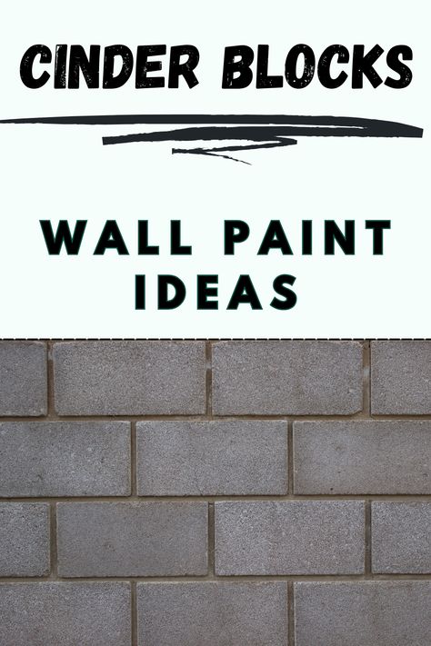 Discover inspiring ways to add color and personality to your outdoor or indoor space using paint. From bold geometric patterns to subtle ombre effects, explore techniques for turning plain cinder blocks into stylish statement walls. Elevate your home decor and showcase your creativity with these innovative paint ideas. Painted Cinder Block Walls Outdoor, How To Paint Cinder Block Walls Outside, Cement Block Wall Ideas, Cinder Block Wall Covering Ideas, Painting Concrete Block Walls, Painting Cinder Block Walls Interiors, Cinder Block Mural Ideas, Exterior Brick Wall Painting Ideas, Brick And Cinder Block House