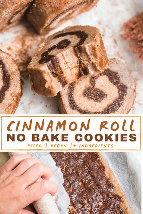 4 Ingredient No Bake Cinnamon Roll Energy Bites are soft, chewy, naturally sweetened with dates, and full of cinnamon flavor. An indulgent treat packed with cashews but tastes even better than the traditional pastry. Easy Energy Bites, Cinnamon Bites, Energy Bites Recipes, Preworkout Snack, Soy Free Vegan, Lunchbox Treats, No Bake Brownies, Brownie Bites, Cinnamon Flavor