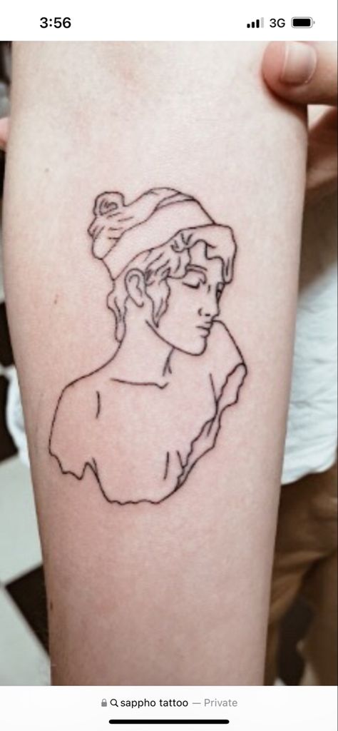 Sappho Tattoo Simple, Sappho Tattoo, Sapphic Tattoo, Tattoo Concepts, Tattoo Simple, Tattoo Inspo, Simple Tattoos, Tatting, Tattoos