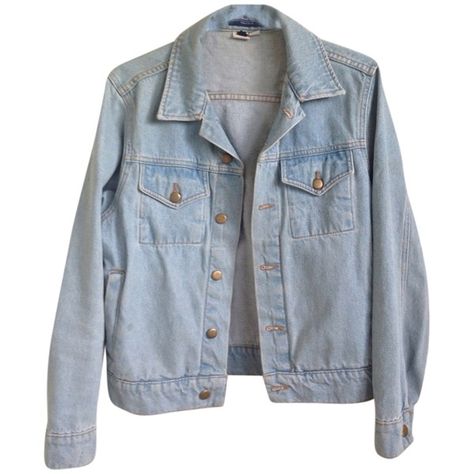 Pre-owned American Apparel Light Blue Jean Jacket ($87) ❤ liked on Polyvore featuring outerwear, jackets, tops, coats, light blue, jean jacket, light blue jacket, american apparel, blue denim jacket and blue jackets Jean Jacket And Jeans, Light Jean Jacket, Light Blue Jean Jacket, Comfortable Travel Outfit, Light Color Jeans, Light Blue Denim Jacket, Denim Jacket And Jeans, Light Wash Jean Jacket, Light Blue Jacket