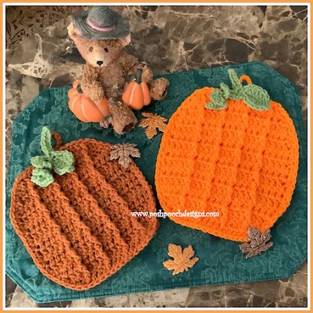 Pot Holder Crochet Pattern, Friday Fun Day, Pot Holder Crochet, Crochet Dish Towels, Crochet Potholder Patterns, Crochet Hot Pads, Fall Crochet Patterns, Friday Fun, Back Post Double Crochet