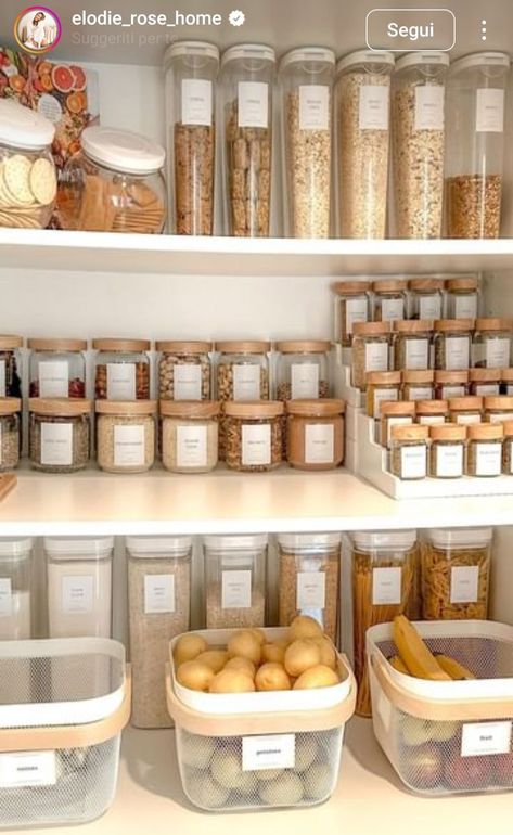 Organized Baking Supplies, Pantry And Utility Room Combo, Japandi Pantry, Cute Pantry, Pantry Inspiration, House Pantry, Pantry Decor, Pantry Room, Pantry Organisation