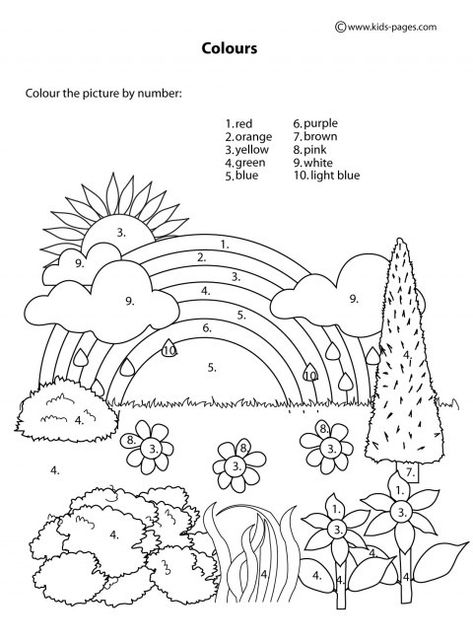 English Exercises, English Worksheets For Kids, English Lessons For Kids, English Activities, Color Worksheets, Year 1, Color Activities, Preschool Learning, Kindergarten Worksheets