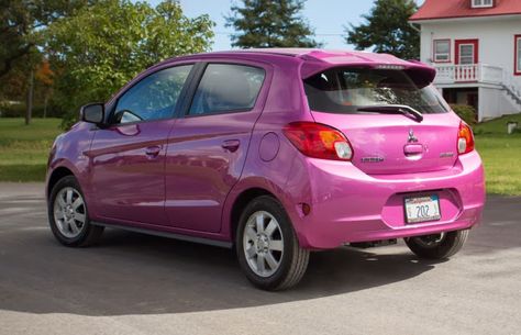 Subcompact Cars, Vehicle Decor, Mitsubishi Mirage, Chevrolet Spark, Travel Trends, Small Cars, Roof Rack, Cruise Control, Fuel Economy