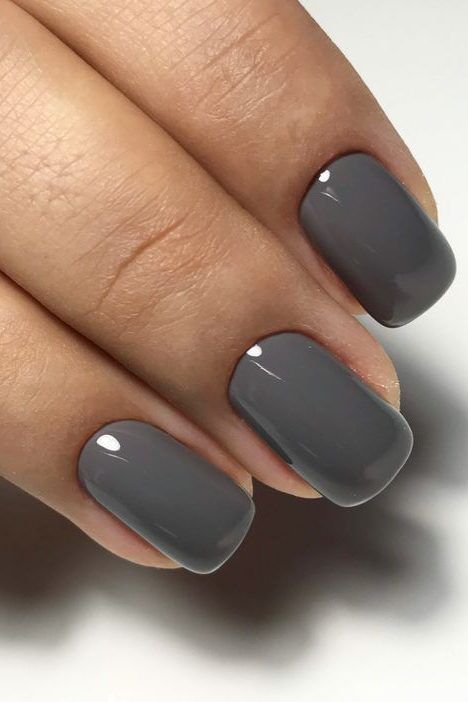 October Nail Ideas to Try this Fall, chic october nail ideas, fall nail ideas, brown nail ideas, pumpkin spice nails, Tortoise shell Nails, Deep cherry red Nails, Classic French tip Nails, Olive Green Nails, Navy Blue Nails, Moody Gray Nail Polish Fall Nail 2024 Colors, Gray Nail Polish Ideas, Dark Grey Dip Nails, Smoky Gray Nails, Fall Nails Blue Grey, Gray Dipped Nails Ideas, Grey Nails Ideas Short, Dark Grey Gel Nails, Gunmetal Grey Nails