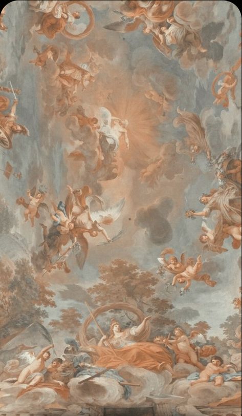 Angel Wallpaper, Rennaissance Art, Aesthetic Painting, Iphone Background Wallpaper, Ethereal Art, Pastel Wallpaper, Classical Art, Light Academia, Wallpapers Vintage