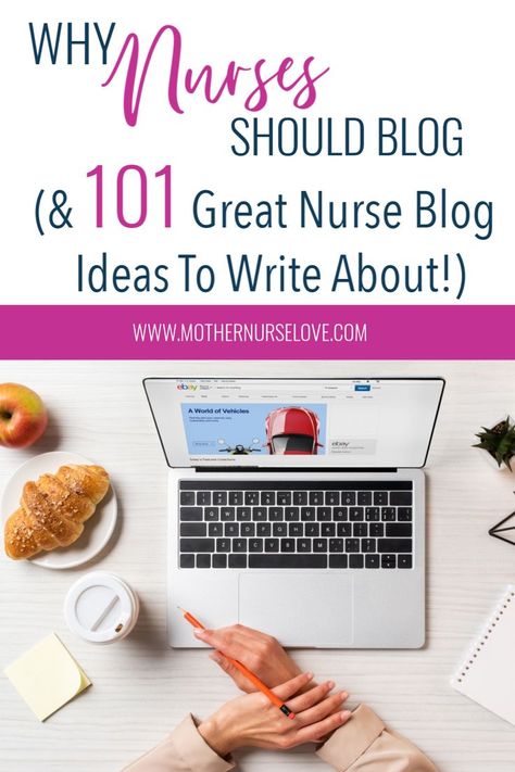 More nurses should be blogging!  Here are 101 great nurse blog post ideas to write about with other helpful nurse blogger tips to help make your blog interesting to read! #nurseblogideas #nurseblogger #RNblog #Nursewriter #nurseblogposts Ideas To Write About, Nurse Blog, Nurse Entrepreneur, Nurse Money, Nerdy Nurse, Nurse Teaching, Health Literacy, Family Nurse Practitioner, Nurse Inspiration