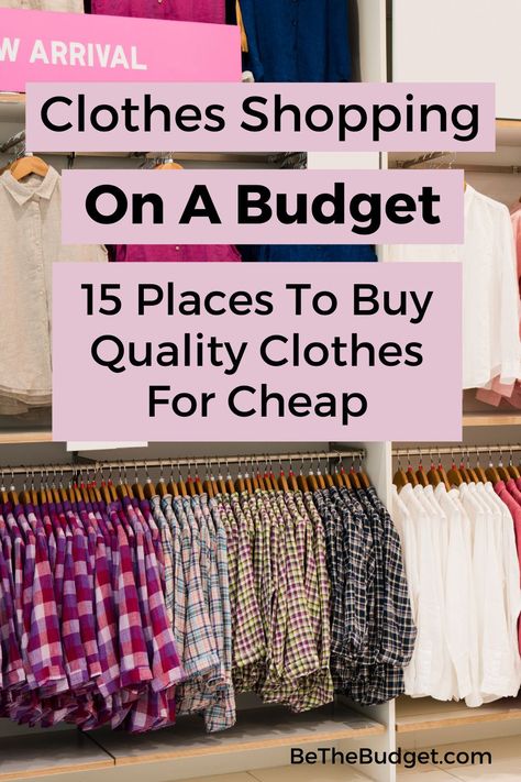 Clothes shopping on a budget can be difficult, but this post shows you the best places to get great deals! Check it out! Outfits On A Budget, Personal Finance Quotes, Money Management Printables, Personal Finance Printables, Budgeting 101, Budget Outfits, Finance Printables, Personal Finance Advice, Money Saving Techniques