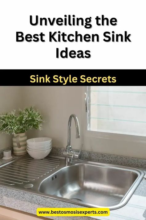 Best Kitchen Sink Ideas to Transform Your Kitchen 12 One Basin Kitchen Sink, Kitchen Sink Lowes, Kitchen Sink Placement, Kitchen Sink Makeover, Kitchen Sink And Faucet Ideas, Installing Undermount Sink Diy, Deep Basin Kitchen Sink, Kitchen Sink Upgrade, Installing A Farmhouse Sink