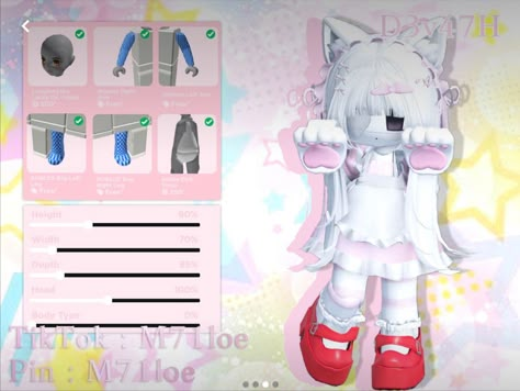 Kawaii Roblox Codes, 헬로키티 배경화면, Cute Text Symbols, 2000s Art, Body Tutorial, Kawaii Games, Emo Roblox Avatar, Avatar Creator, Roblox Ideas