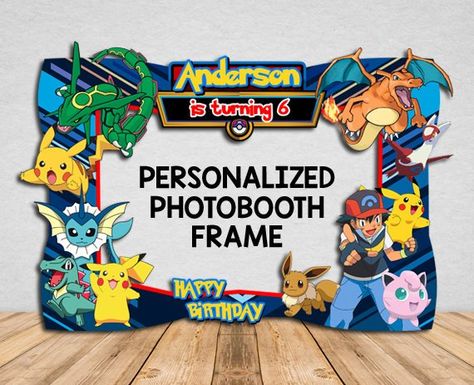 Pokemon Photo Booth Frame, Pokemon Photo Booth, Pokemon Birthday Photo Booth, Pokemon Backdrop, Pokemon Party Diy Pokemon Backdrop, Pokemon Backdrop, Pokemon Photo Props, Pokemon Birthday Party Backdrop, Pokemon Banner Printable Free, Pokemon Card Photo Frame, Pokemon Photo Booth Frame, Pokemon Printables, Pokemon Photo