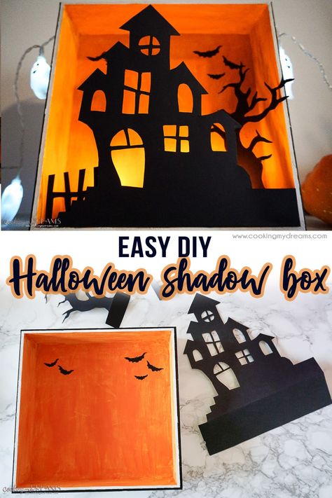 Wooden Haunted House Diy, The Witch Is In, Halloween Silhouettes Templates, Hyperlapse Video, Haunted House Silhouette, Haunted House Art, Décoration Table Halloween, Halloween Decorations Outdoor Porch, Haunted House Craft