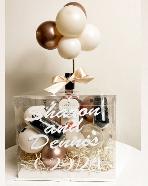 New New New‼️ Personalized balloon box 🎈🤍 Bring us what you would like inside the box and we will create a beautiful one of a kind gift 🎁 Balloon Box, Personalized Balloons, Inside The Box, Beautiful One, New New, The Box, Balloons, Bring It On, Gifts