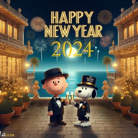 Happy New Year 2024 Cheers With Charlie Brown And Snoopy quotes charlie brown snoopy new year happy new year happy new year 2024 happy new year images 2024 2024 happy new year 2024 pictures happy new year 2024 sayings Snoopy Happy New Year, Snoopy New Year, New Years Eve Pictures, Snoopy Christmas Tree, Happy New Year Animation, Happy New Year Fireworks, New Year Pictures, New Year Fireworks, Happy New Years Eve