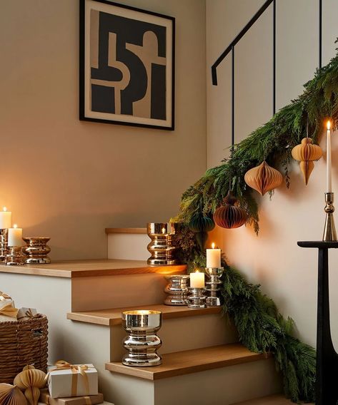 These are the best buys from West Elm's Christmas collection | West Elm Christmas, Mercury Glass Candle Holders, Mercury Glass Candles, Pillar Holders, Gold Candle Holders, Black Friday Sales, Gold Candles, Candle Tree, Holiday Candles