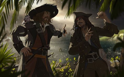 Captain Sparrow, Hector Barbossa, Sparrow Art, Kaptan Jack Sparrow, Pirate Art, Caribbean Art, Captain Jack Sparrow, Davy Jones, Pirate Life