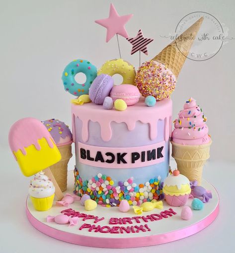 Candy Theme Cake Birthday, Too Sweet 2nd Birthday Cake, Birthday Cake Candy Theme, Pastel Candyland Cake, Candyland 2 Tier Cake, Candyland Cake, Ice Cream Birthday Cake, Candy Birthday Cakes, 2 Tier Cake