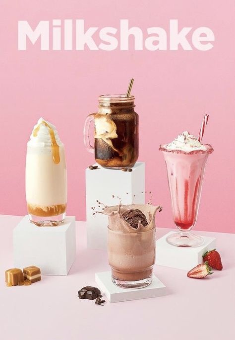 Milkshake Photoshoot Ideas, Milkshake Photoshoot, Milkshake Photography, Scream Photoshoot, Professional Shoot, Nutella Milkshake, Cake Shake, Shoot Moodboard, Cheer Photography