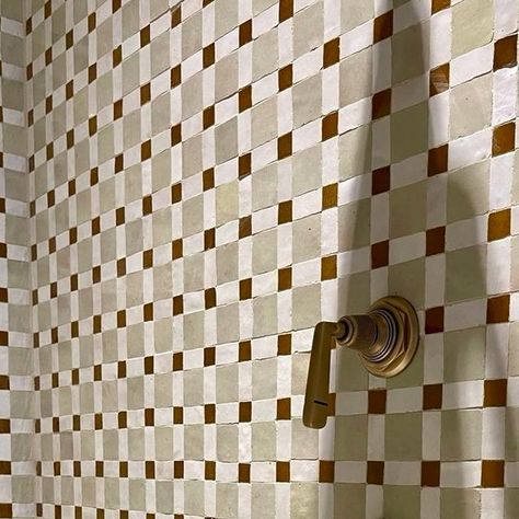 Mosaic House | There’s no such thing as too much pattern! 😍   Fes mosaic 1-26-8   Private client   #zellige #tilefriday #handmadetile #moroccantile... | Instagram Mosaic Bathroom Floor, Parisian Bathroom, Interior Tiles, Pretty Bathrooms, Mosaic Bathroom, Mosaic House, Home Gym Design, Zellige Tile, Tile Inspiration