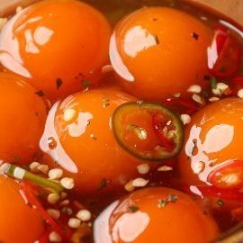 84K views · 6.7K likes | Al Brady on Instagram: "These Hot Honey Cured Egg Yolks were 1 of 2 experiments I did with some egg yolks recently and I am pleased to say they worked out spectacularly. These yolks firm up gently and become this spreadable consistency. Aside from just eating them, I've not quite figured out how else to use them. You can do this with regular honey, but when there's a jar of Hot Honey in the fridge, what else are you gonna use? Let me know if you try these Hot Honey Cured Egg Yolks out! I want to know what you think! 🤘 #eggs #yolkporn #honey #hothoney #fermentation #foodart #foodreels #instafoodie #recipe #easyrecipes" Hot Honey Cured Egg Yolks, Honey Cured Egg Yolks, Egg Yolk Only Recipes, Cured Egg Yolk, Egg Yoke, Alpha Gal, Cured Egg, Fermented Honey, Sandwich Ideas