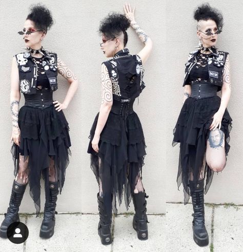 Skull Outfit, Arte Punk, Skull Clothing