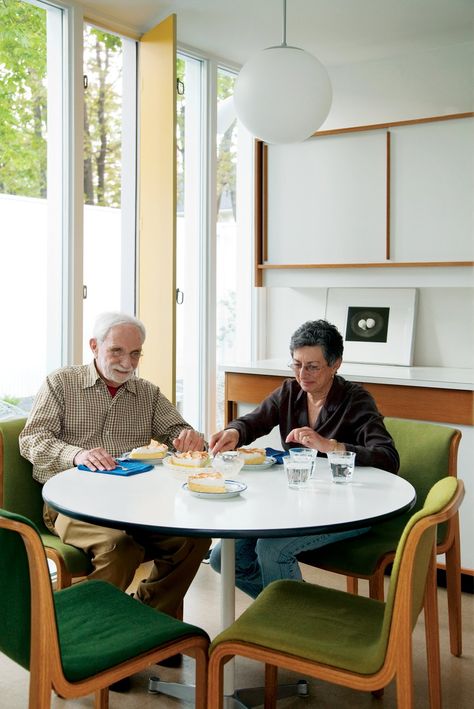 Dwell - The House of a Lifetime Herman Miller Table, Room Portrait, Eames Table, Residence Interior, Herman Miller Eames, Miller Homes, Charles And Ray Eames, Ray Eames, Humble Abode