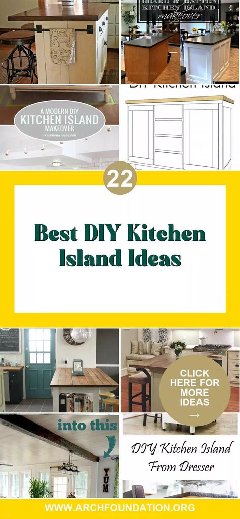 Diy Kitchen Islands, Diy Kitchen Island With Seating, Cheap Diy Kitchen, Easy Diy Kitchen Island, Diy Kitchen Island Ideas, Diy Kitchen Cart, Build Kitchen Island, Pallet Kitchen Island, Kitchen Island Makeover