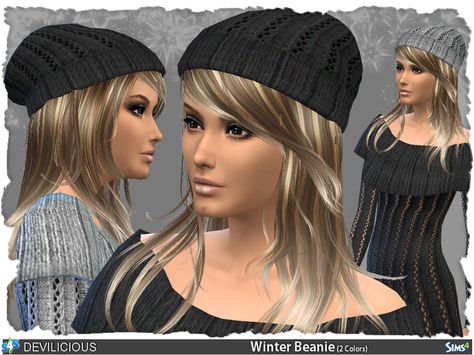 Knitted Winter Beanie in 3 designs and 2 colors (Needs: GET TO WORK) Found in TSR Category 'Sims 4 Female Hats' Cas Sims 4, Beanie Hairstyles, Sims 4 Hair Male, Cc Hats, The Sims 3 Cc, Makeup Cc, Sims 4 Cc Shoes, Sims 4 Cc Skin, Sims 4 Cc Makeup