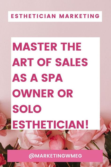 Esthetician marketing made easy. Follow for more esthetician marketing @marketingwmeg on Instagram. Esthetician Study Guide, Esthetician Suite, Spa Owner, Esthetician Marketing, Nurse Aesthetic, Retail Sales, Med Spa, Marketing Ideas, Esthetician