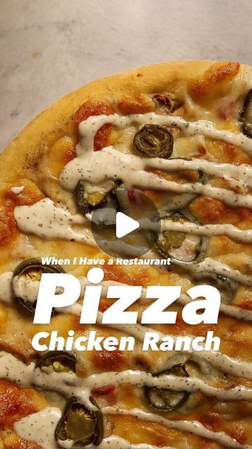 Fatma Usama on Instagram: "When I Have a Restaurant | Chicken Ranch Pizza 🍕" Pizza Chicken Ranch, Chicken Ranch Pizza, Restaurant Chicken, Ranch Pizza, Pizza Chicken, Chicken Ranch, Ranch Chicken, July 31, A Restaurant