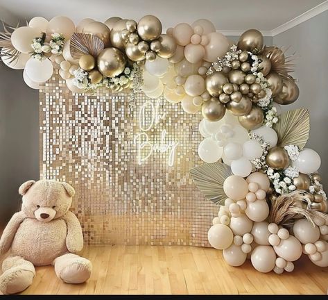 Shimmer Wall Backdrop, Champagne Balloons, Deco Ballon, 18th Birthday Decorations, Sequin Wall, Balloon Arch Kit, Shimmer Wall, Prom Theme, 40th Birthday Decorations