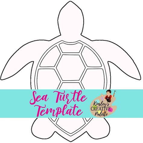 Sea Turtle Template, Turtle Template, Door Hanger Templates, Jigsaw Projects, Door Hangers Diy, Animal Templates, Burlap Door, Cruise Door, Door Hanger Template