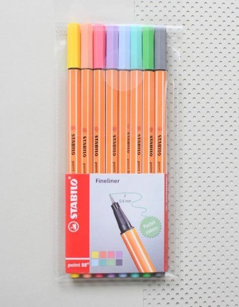 Stabilo Pens, Pastel Pens, Stabilo Fineliner, Stabilo Pastel, Aesthetic Pens, Pastel Pen, School Suplies, Kawaii School Supplies, School Tool